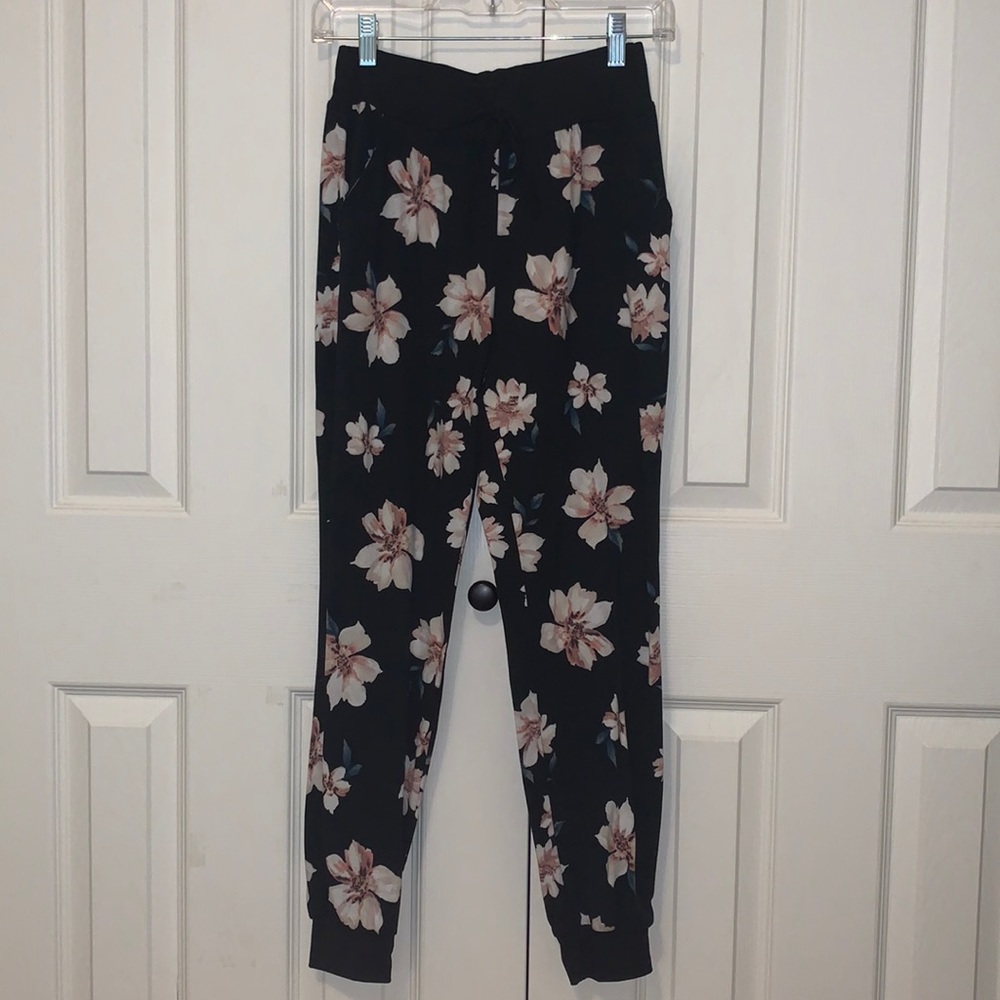 Floral Print Joggers